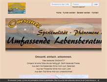 Tablet Screenshot of omsanti.net